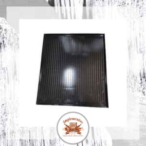 Bandeja perforada enlozada